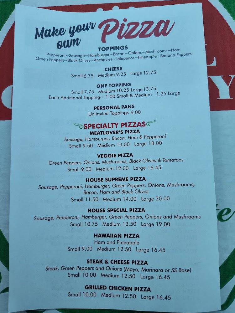 Santino's Pizza, Aynor, SC Menu image 3